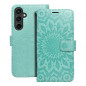 Samsung Galaxy S23 FE Portefeuilles MEZZO Book Mandala  Vert