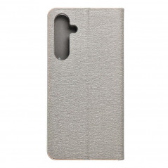 Samsung Galaxy A35 Portefeuilles LUNA Book Gold Élégant  Argenté