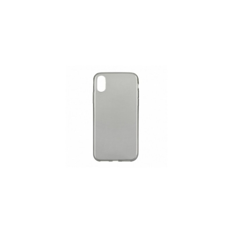 Ultra Slim 0,3mm sur le Apple iPhone X Couverture de silicone Noir