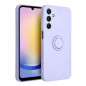 Samsung Galaxy A25 5G Coque Silicone ring Violet (Violet)