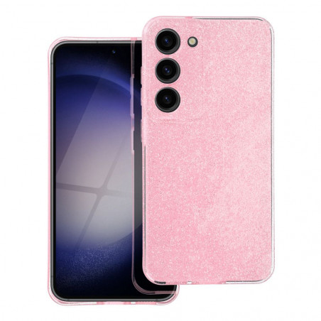 Samsung Galaxy S23 FE Coque CLEAR 2mm BLINK Rose