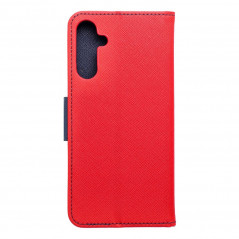 Samsung Galaxy A15 5G Portefeuilles Fancy Book Rouge / Marine