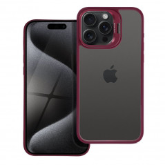 Apple iPhone 15 Pro Max Coque Bracket Pourpre foncé