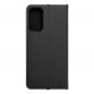 Samsung Galaxy A15 5G Portefeuilles LUNA Book Carbon Fibre de carbone, Élégant  Noir