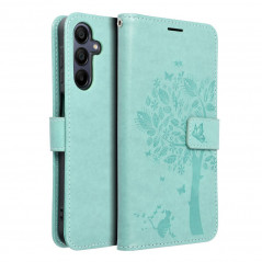 Samsung Galaxy A15 5G Portefeuilles MEZZO Book Arbre  Vert