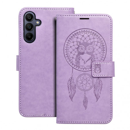 Samsung Galaxy A15 5G Portefeuilles MEZZO Book Capteurs de rêve  Violet (Purple)