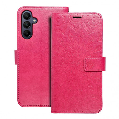 Samsung Galaxy A15 5G Portefeuilles MEZZO Book Mandala  Magenta