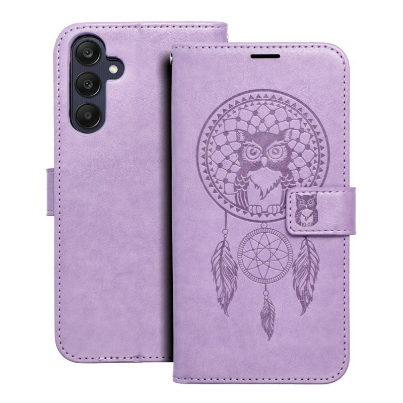Samsung Galaxy A25 5G Portefeuilles MEZZO Book Capteurs de rêve  Violet (Purple)