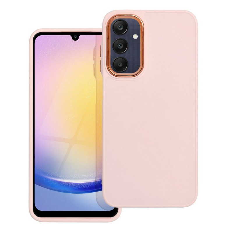 Samsung Galaxy A25 5G Coque FRAME Élégant  Rose poudré