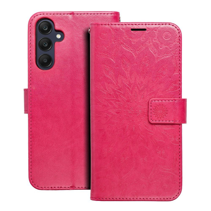 Samsung Galaxy A25 5G Portefeuilles MEZZO Book Mandala  Magenta