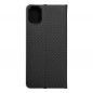 Samsung Galaxy A05 Portefeuilles LUNA Book Carbon Fibre de carbone, Élégant  Noir