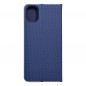 Samsung Galaxy A05 Portefeuilles LUNA Book Carbon Fibre de carbone, Élégant  Bleu