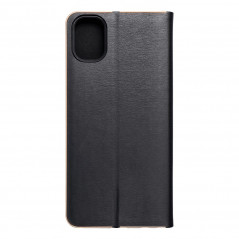 Samsung Galaxy A05 Portefeuilles LUNA Book Gold Élégant  Noir