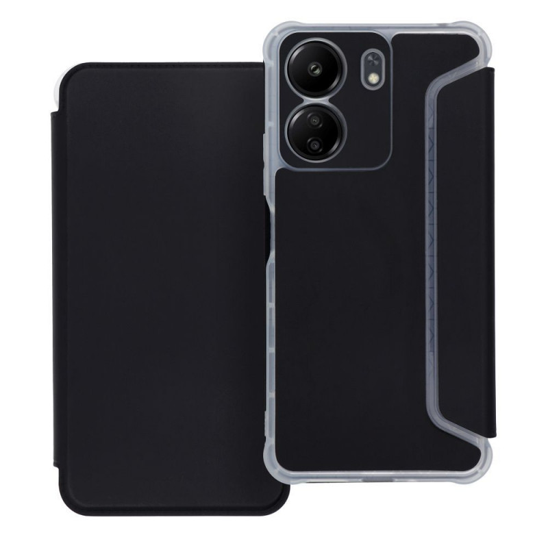 XIAOMI Redmi 13C Portefeuilles Piano Book Noir