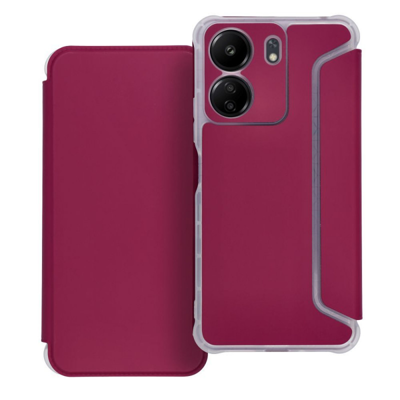 XIAOMI Redmi 13C Portefeuilles Piano Book Magenta