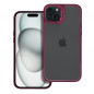 Apple iPhone 15 Plus Coque Bracket Pourpre foncé