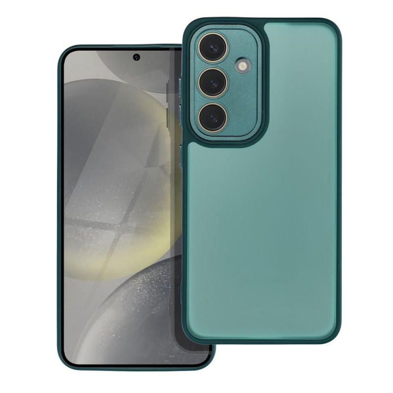Samsung Galaxy S24 Coque VARIETE Élégant  Vert foncé