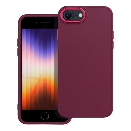 Apple iPhone SE 2022 5G Coque FRAME Élégant  Violet (Purple)