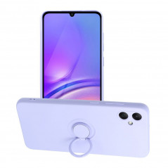 Samsung Galaxy A05 Coque Silicone ring Violet (Violet)