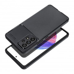 Samsung Galaxy A05s Coque Carbon premium Élégant  Noir