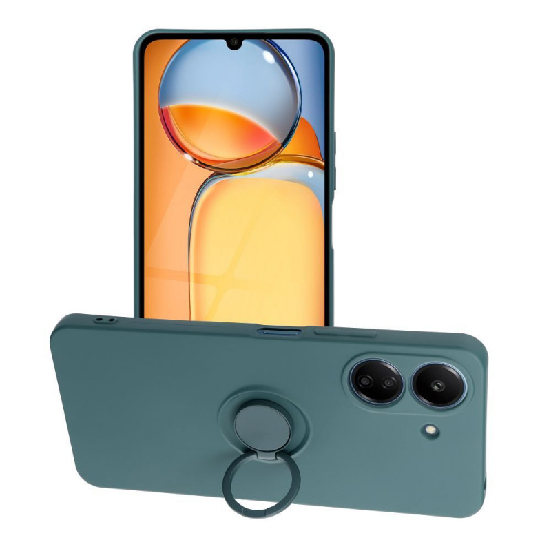 XIAOMI Redmi 13C Coque Silicone ring Vert