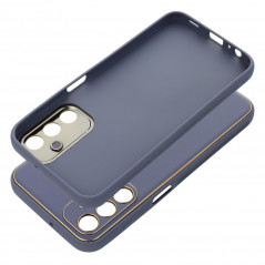 Samsung Galaxy A15 5G Coque Leather Bleu