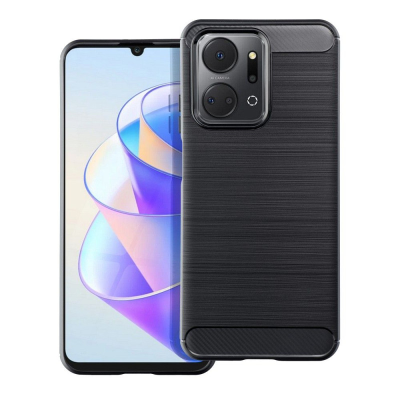Honor X7a Coque Carbon Élégant  Noir