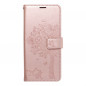 Samsung Galaxy A55 Portefeuilles MEZZO Book Arbre  Or rose
