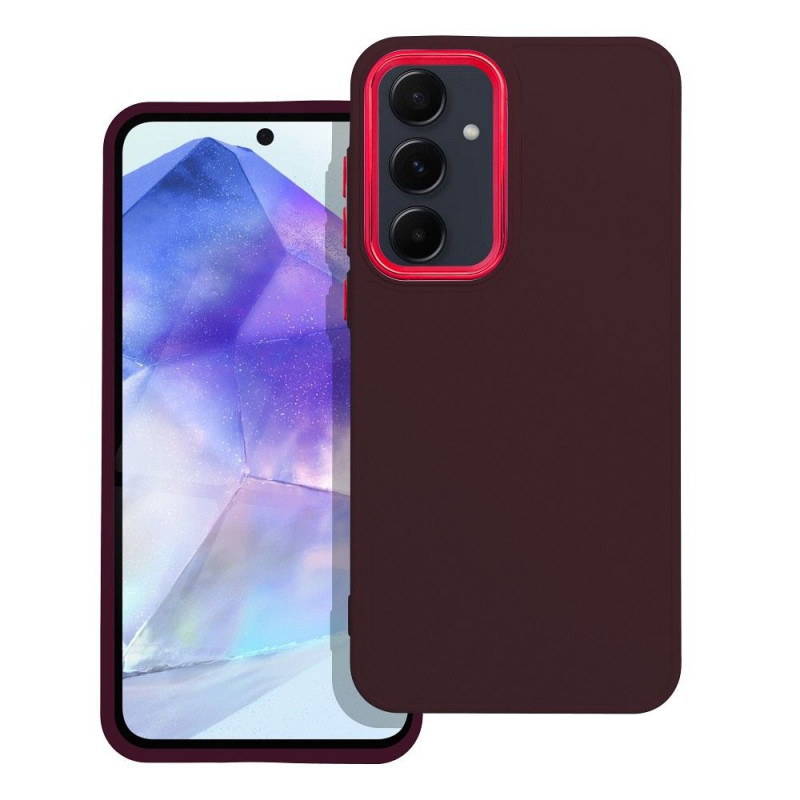 Samsung Galaxy A55 Coque FRAME Élégant  Violet (Purple)