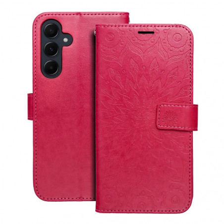Samsung Galaxy A55 Portefeuilles MEZZO Book Mandala  Magenta