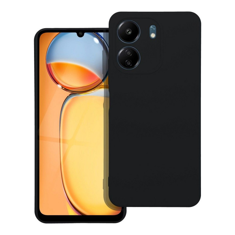 XIAOMI Redmi 13C Coque Silicone Élégant  Noir