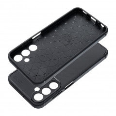 Samsung Galaxy A25 5G Coque Carbon premium Élégant  Noir