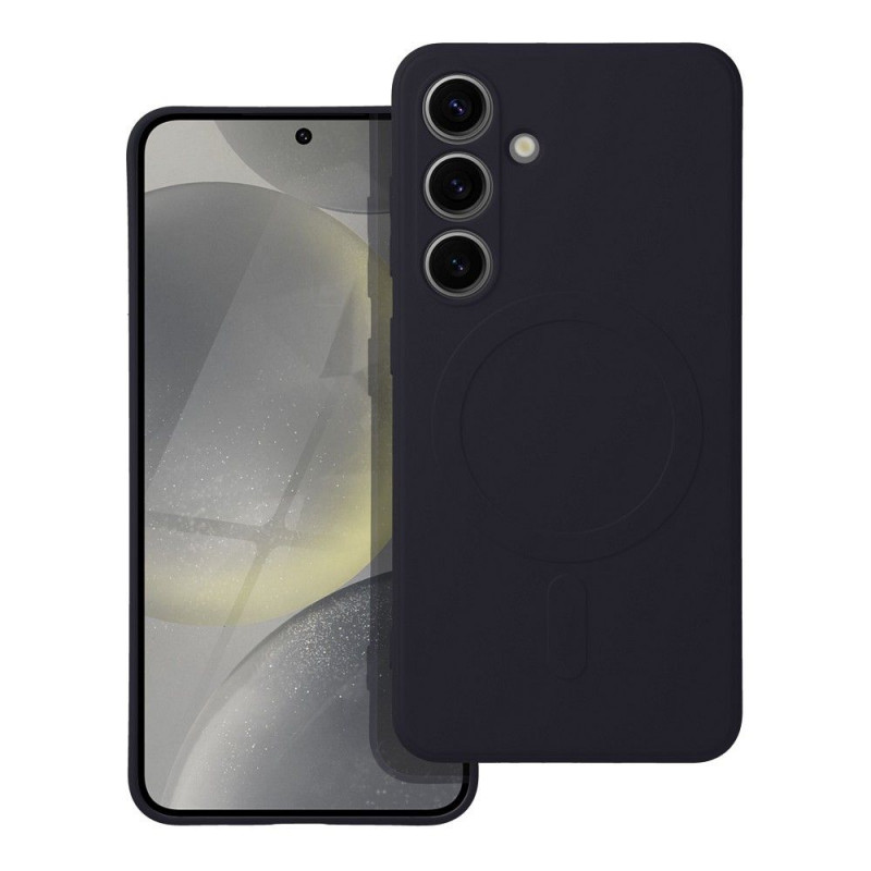 Samsung Galaxy S24 Coque Silicone Mag Cover MagSAFE  Noir
