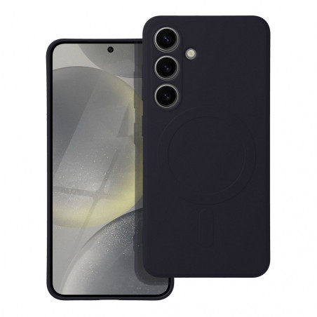 Samsung Galaxy S24 Coque Silicone Mag Cover MagSAFE  Noir