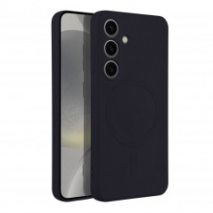 Samsung Galaxy S24 Coque Silicone Mag Cover MagSAFE  Noir