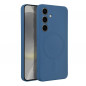 Samsung Galaxy S24 Coque Silicone Mag Cover MagSAFE  Bleu