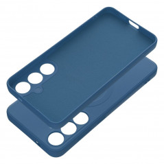 Samsung Galaxy S24 PLUS Coque Silicone Mag Cover MagSAFE  Bleu