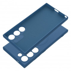 Samsung Galaxy S24 ULTRA Coque Silicone Mag Cover MagSAFE  Bleu