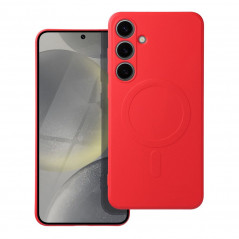 Samsung Galaxy S24 PLUS Coque Silicone Mag Cover MagSAFE  Rouge