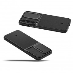 Apple iPhone 15 Pro Max Coque Spigen  Liquid Air Titane naturel