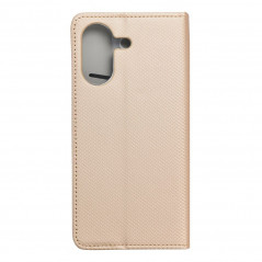 XIAOMI Redmi 13C Portefeuilles Smart Case Book Or