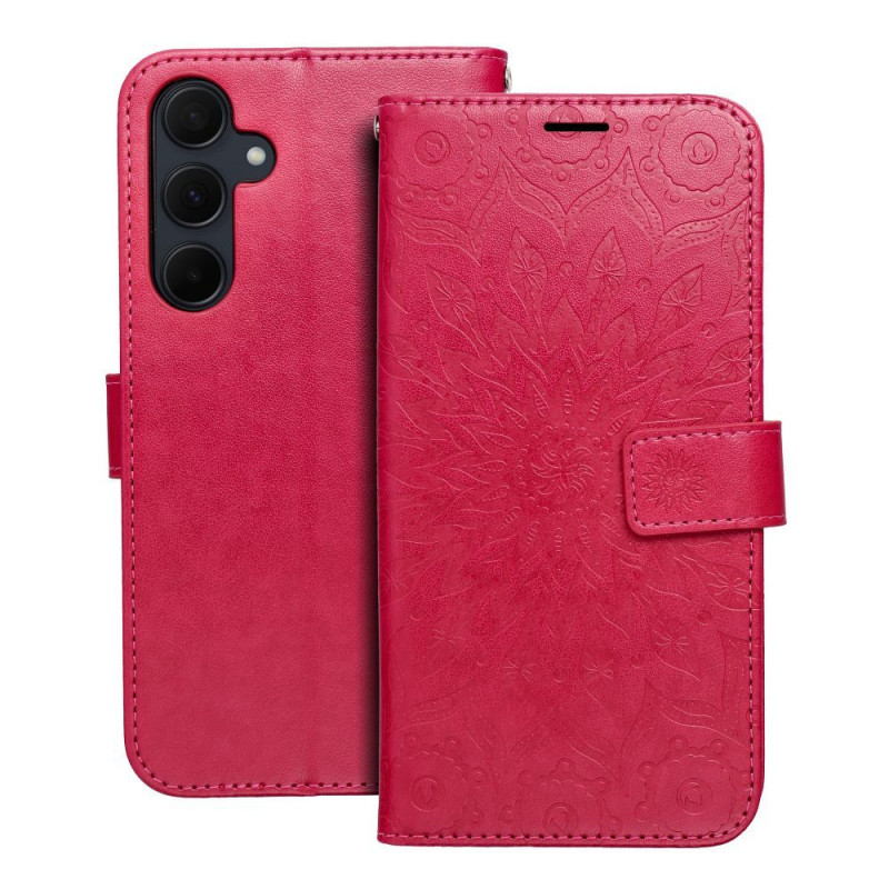 Samsung Galaxy A35 Portefeuilles MEZZO Book Mandala  Magenta