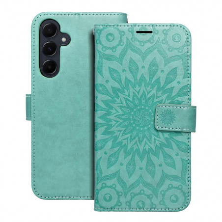Samsung Galaxy A55 Portefeuilles MEZZO Book Mandala  Vert