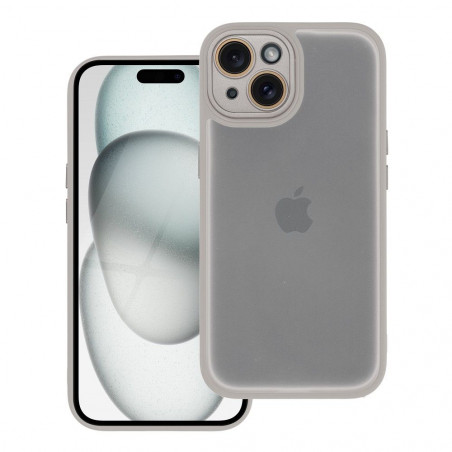 Apple iPhone 15 Coque VARIETE Élégant  Acier