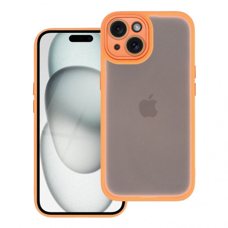 Apple iPhone 15 Coque VARIETE Élégant  Abricot écrasé
