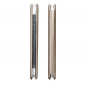Samsung Galaxy A55 Portefeuilles Book Elegance Élégant  Or