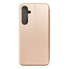 Samsung Galaxy A55 Portefeuilles Book Elegance Élégant  Or