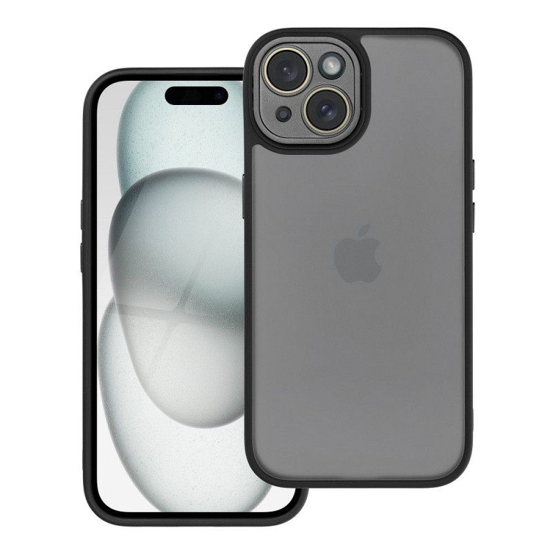 Apple iPhone 15 Coque VARIETE Élégant  Noir
