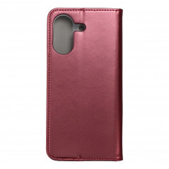 XIAOMI Redmi 13C Portefeuilles Smart Magneto book Bourgogne