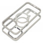 Apple iPhone 15 Pro Max Coque Color Edge Mag MagSAFE  Gris titane